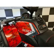 Quad Electric Copii Spider Desert 12v Roe U ,   Control Independent, Design Panza De Paianjen, Suspensii, Bluetooth   3 Ani+ Pjbc4k607rood
