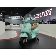 Scuter Electric Pentru Copii Vespa Gts 12v Verde Mint ,   Licenta Oficiala Piaggio, Cu Parbriz E I Portbagaj Incluse   3 Ani+, Max. 30 Kg Pjbc4k801groen