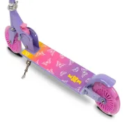 Trotineta Copii 2 Roti Kidwell Skipo Butterfly, Pliabila, Roti Led, Usoara 2 Kg, 3+ Ani, Pana La 50 Kg Pjbhsskig01