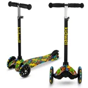 Trotineta Copii 3 Roti Kidwell Uno Orbital, Ultra Usoara 1.8 Kg, Roti Led, Reglabila, 3+ Ani Pjbhubauno02a5