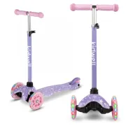 Trotineta Copii 3 Roti Kidwell Uno Stars, Ultra Usoara 1.8 Kg, Roti Led, Reglabila, 3+ Ani Pjbhubauno02a1