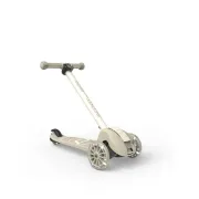 Trotineta Copii Pliabila, Reglabila, Roti Luminoase, Highwaykick 3s Led Ash, 3+ Ani, Pana La 50 Kg, Scoot  Ride Pjb00937