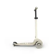Trotineta Copii Pliabila, Reglabila, Roti Luminoase, Highwaykick 3s Led Ash, 3+ Ani, Pana La 50 Kg, Scoot  Ride Pjb00937