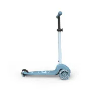 Trotineta Copii Pliabila, Reglabila, Roti Luminoase, Highwaykick 3s Led Steel, 3+ Ani, Pana La 50 Kg, Scoot  Ride Pjb00933