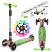 Trotineta Copii Pliabila, Reglabila, Roti Luminoase, Vento Game, 3+ Ani, Pana La 50 Kg, Kidwell Pjbhubaven01a4