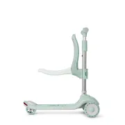 Trotineta Evolutiva 2 A N 1 Saro , &oelig;cool Rider,   Mint, 12 Luni+, Pliabila, Cu Scaunel, Bluetooth + Difuzor, Roti Led, Frana Spate, Max. 50 Kg Pjb89100