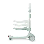 Trotineta Evolutiva 2 A N 1 Saro , &oelig;cool Rider,   Mint, 12 Luni+, Pliabila, Cu Scaunel, Bluetooth + Difuzor, Roti Led, Frana Spate, Max. 50 Kg Pjb89100