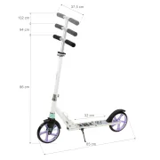 Trotineta Oras Wxm Driff Fluid, Roti 200 Mm, Pliabila, Usoara 3.9 Kg, Pana La 100 Kg Pjbhsdria01