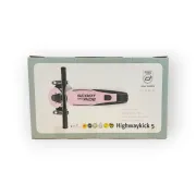 Trotineta Premium Copii Scoot  Ride Highwaykick 5 Led Rose ,   Reglabila, Roti Luminoase, 5 Ani+, Pana La 80 Kg Pjb00011
