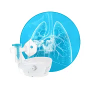 Aparat de aerosoli Vitammy eNEB, nebulizator cu compresor, 3 moduri de nebulizare, 3 masti, piesa bucala, furtun de 1.6 m, 5 filtre aer, oprire automata BITVitammyeNEB