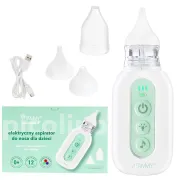 Aspirator nazal electric Vitammy Picolino 7, pentru copii din prima zi de viata, 2 capete de schimb, 3 niveluri de putere, 12 melodii, iluminare colorata, incarcare USB-C BITVitammyPicolino7