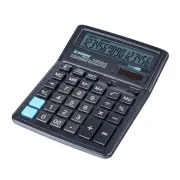 Calculator de birou Donau Tech, 190 x 143 x 40 mm, 16 digiti, negru BPTCDN416101