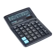 Calculator de birou Donau Tech, 190 x 143 x 40 mm, 16 digiti, negru BPTCDN416101