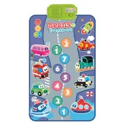 Covoraș muzical, dimensiune 80x50cm, cu sunete de vehicule, pentru copii 3 ani+