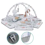 Covoras de joaca cu activitati, Wild life, 120 cm Fillikid