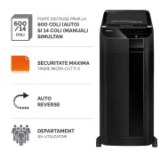 Distrugator Fellowes, AutoMax 600M 600 coli BPTCFW657401