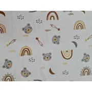 Lavete din muselina 4 buc,  40x40 cm, animale Kreis Design