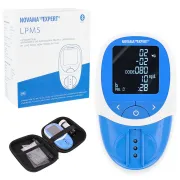 Lipidometru Novama Expert LPMS, analizor profil lipidic TC HDL LDL TG, memorie 1000 teste, 10 benzi testare cu calibrare, lancete sterile, dispozitiv de intepare, capilare, etui BITNovamaExpertLPMS