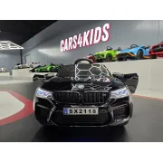 Mae Ina Electrica Bmw M5 24v Negru Metalic, Licenta Oficiala ,   Telecomanda 2.4g, Scaun Piele Pjbc4k118zwart-3519