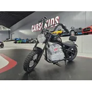 Motocicleta Electrica Chopper 24v Negru, Motor Brushless ,   Viteza 20 Km H   6+ Ani Pjbc4k9902