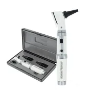 Otoscop portabil cu iluminare prin fibra optica Novama Expert Oto Fiber, bec interschimbabil, oprire automata in clips, 8 speculi auriculari BITNovamaExpertOtoFiber