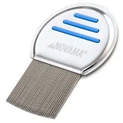 Pieptene Novama Licer pentru indepartarea paduchilor si a lindinilor, din otel inoxidabil, dinti lungi, 50 x 50 mm BITNovamaLicer