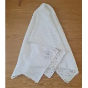Pled si fasa pentru botez, 100% bumbac Kreis Design