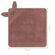 Prosop brodat Iepure pink , 75x75cm. Fillikid