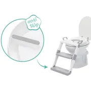 Scara cu reductor WC moale pliabila, 24 luni+, grey white  Fillikid