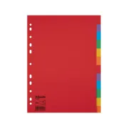 Separatoare din carton Esselte, A4, 12 taste multicolor BPTCSL100202