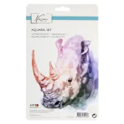 Set de culori acuarele Creative Craft, 18 culori si pensula BPTCJK050821