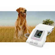 Tensiometru veterinar pentru animale Contec 08A-VET, 100 de seturi de masuratori, functie de alerta pentru valori anormale, ecran LCD color, oprire automata, 3 mansete BITContec08AVET