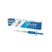 Termometru clasic Sanity Silver, din sticla, hipoalergenic, fara mercur, nichel sau PVC, usor de utilizat, igienic, sigur BITSanitySilver