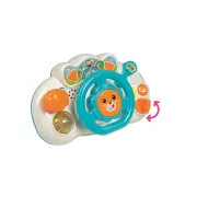 Volan interactiv cu sunete si lumini, pentru bebelusi, 18 luni, multicolor