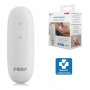 Aparat pentru tratarea intepaturilor de insecte, tratament prin caldura fara chimicale, 2 trepte de temperatura, bucla de prindere, baterii incluse, produs medical certificat, Reer ItchRelief 81140