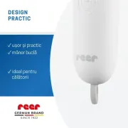Aparat pentru tratarea intepaturilor de insecte, tratament prin caldura fara chimicale, 2 trepte de temperatura, bucla de prindere, baterii incluse, produs medical certificat, Reer ItchRelief 81140