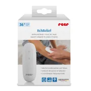 Aparat pentru tratarea intepaturilor de insecte, tratament prin caldura fara chimicale, 2 trepte de temperatura, bucla de prindere, baterii incluse, produs medical certificat, Reer ItchRelief 81140