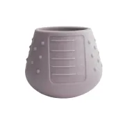 Canita din silicon - fleur de jardin (sand/mauve)