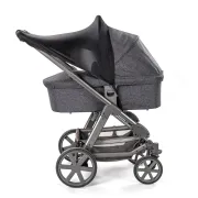Copertina protectie solara carucior copii, UV 50+, parasolar universal reglabil, protectie vant si ploaie, material elastic, montare rapida, Reer ShineSafe 84251