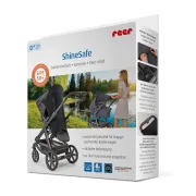 Copertina protectie solara carucior copii, UV 50+, parasolar universal reglabil, protectie vant si ploaie, material elastic, montare rapida, Reer ShineSafe 84251