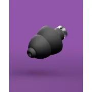 Dopuri de urechi cu filtru muzical profesional pentru festivaluri si concerte, 3 dimensiuni incluse (S/M/L), protectie zgomote SNR 21dB, reutilizabile, negre, ALPINE PartyPlug PRO 2025 ALP20060