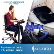 Perna Ortopedica Sezut Coccis pentru orice Scaun din Spuma cu Memorie, Fermitate Extra SPTPSENE00