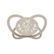 Set 2 suzete nip My Butterfly cu tetina ortodontica din silicon, forma simetrica, din materiale naturale regenerabile, fara BPA, cutie de transport si sterilizare, 0-6 luni, maro, nip My Butterfly Green 38866