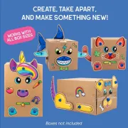 Set de creatie boxineers&trade; - animalute din carton