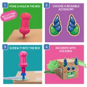 Set de creatie boxineers&trade; - animalute din carton