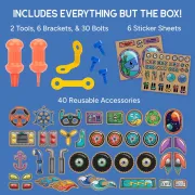 Set de creatie boxineers&trade; - vehicule din carton