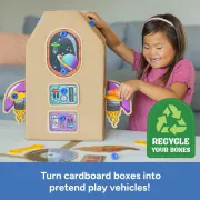 Set de creatie boxineers&trade; - vehicule din carton