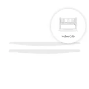 Talpi Leagan Pentru Mini Patut Noble Crib, Alb Pjbc8258