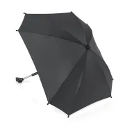 Umbrela parasolar carucior copii, protectie UV 80+, forma patrata 80 cm, reglabila 180&deg;, prindere universala anti-alunecare, negru, Reer ShineSafe 84261