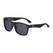 Babiators, Ochelari de soare pentru copii ultraflexibili, Classic Navigator: Jet Black   Lentile fumurii